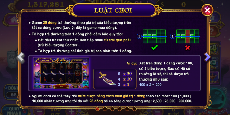 Sơ lược về slot game Aladdin 789club